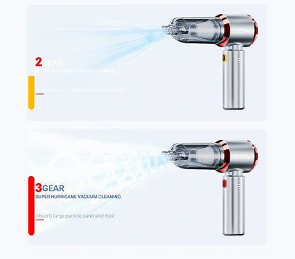 SZUK 18000PA Mini Car Vacuum Cleaner Wireless Handheld Cleaning Machine for Keyboard Powerful Portable Vacuum Cleaner for Car