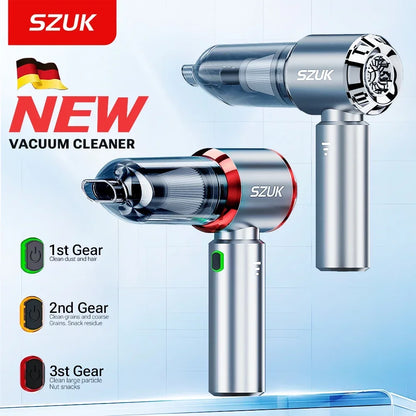SZUK 18000PA Mini Car Vacuum Cleaner Wireless Handheld Cleaning Machine for Keyboard Powerful Portable Vacuum Cleaner for Car