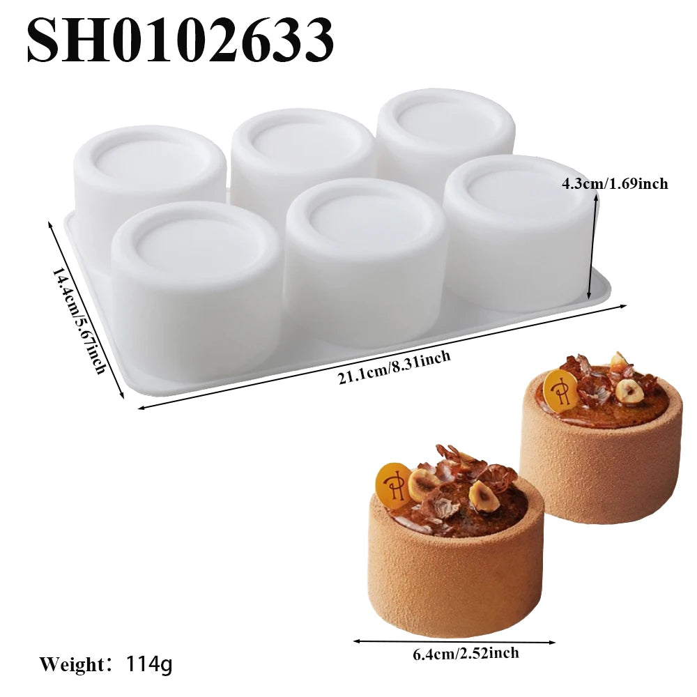 Chrysanthemum Cocoa Bean Pudding Cup Cherry Blossom Design Silicone Cake Mold Chocolate Mould Kitchen Dessert Decorating Tools