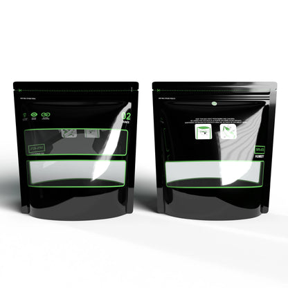1/8 Ounce~1 Pound Lock & Seal Storage & Curing Bags 58%-62% RH Terp Cultivation Pouches Heat Sealable Child Resistant