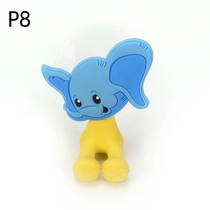 Suction Cup Toothbrush Holder Bathroom Accessories Set Tool Wall Suction Holder Animal Cute Cartoon Animals