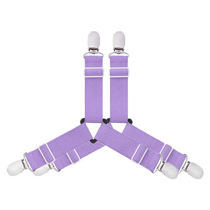 Home Adjustable Elastic Bed Sheet Fixing Clip Sofa Mattress Cover Corner Holder Clip Fastener Mattress Feets Organize Gadgets
