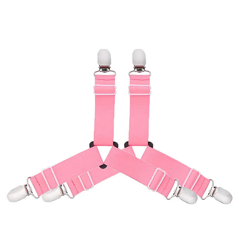 Home Adjustable Elastic Bed Sheet Fixing Clip Sofa Mattress Cover Corner Holder Clip Fastener Mattress Feets Organize Gadgets