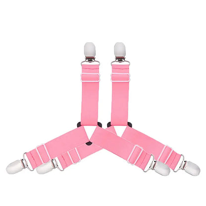 Home Adjustable Elastic Bed Sheet Fixing Clip Sofa Mattress Cover Corner Holder Clip Fastener Mattress Feets Organize Gadgets