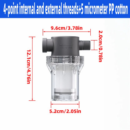 Purifier Output Universal Shower Filter PP Cotton Shower Strainer Faucet Water Heater Purification Kitchen Bathroom Fittings