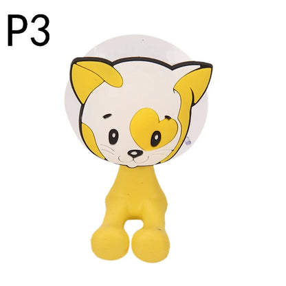Suction Cup Toothbrush Holder Bathroom Accessories Set Tool Wall Suction Holder Animal Cute Cartoon Animals