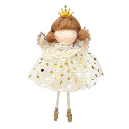 Lovely Angel Doll Attractive Hanging Pendant Colorful Vivid Christmas Doll Xmas Tree Ornament