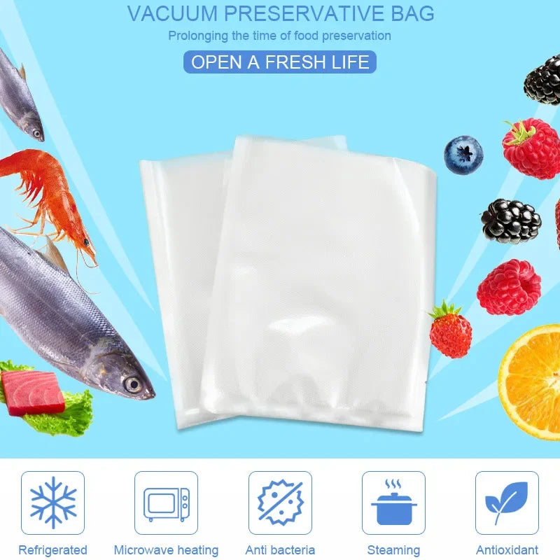 100pcs/Pack Food Vacuum Bag for Seaing Machine  (15*25cm)