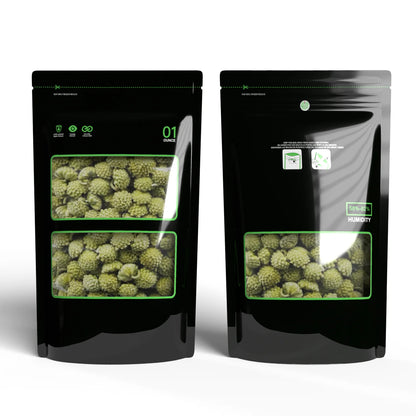 1/8 Ounce~1 Pound Lock & Seal Storage & Curing Bags 58%-62% RH Terp Cultivation Pouches Heat Sealable Child Resistant