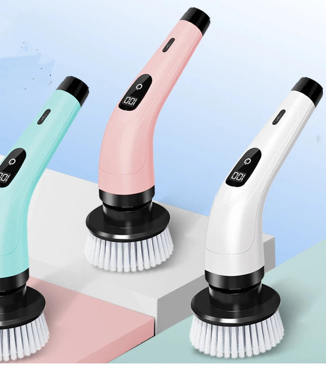 Multipurpose Cleaning Brush  Kitchen Gadgets Hair Brushes Bathroom Broom Toilet Mops Electric Household Cordless Spin Scrubber