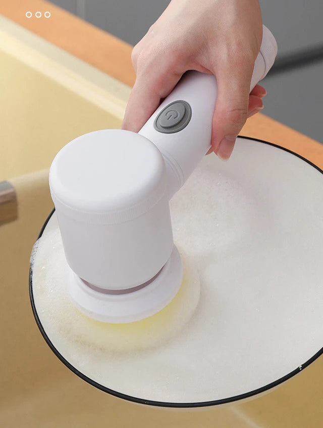 Multipurpose Cleaning Brush  Kitchen Gadgets Hair Brushes Bathroom Broom Toilet Mops Electric Household Cordless Spin Scrubber