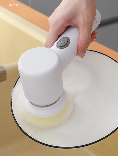 Multipurpose Cleaning Brush  Kitchen Gadgets Hair Brushes Bathroom Broom Toilet Mops Electric Household Cordless Spin Scrubber