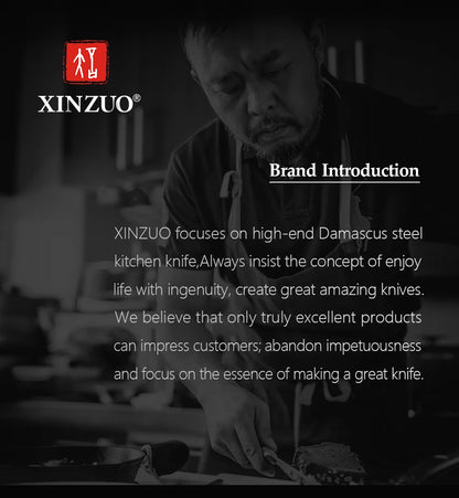 XINZUO 1-5PCS Stainless Steel Knives Set GERMANY 1.4116 Steel Chef Bread Utility Santoku Petty Knives Cooking Tools Ebony Handle