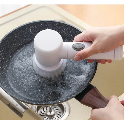 Multipurpose Cleaning Brush  Kitchen Gadgets Hair Brushes Bathroom Broom Toilet Mops Electric Household Cordless Spin Scrubber