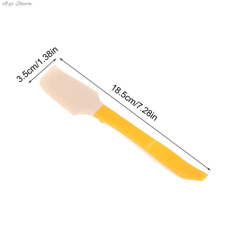 1PC Silicone Spatula Butter Cake Cream Scraper Blade Batter Brush Baking Tools Small Silica Gel Scraper Kitchen Baking Gadgets