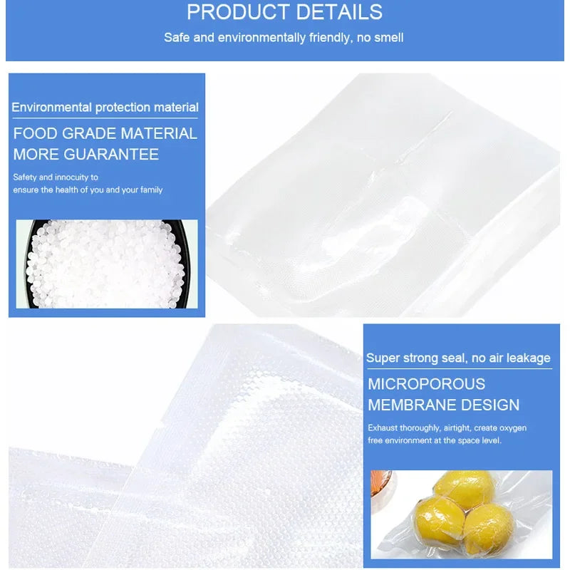 100pcs/Pack Food Vacuum Bag for Seaing Machine  (15*25cm)