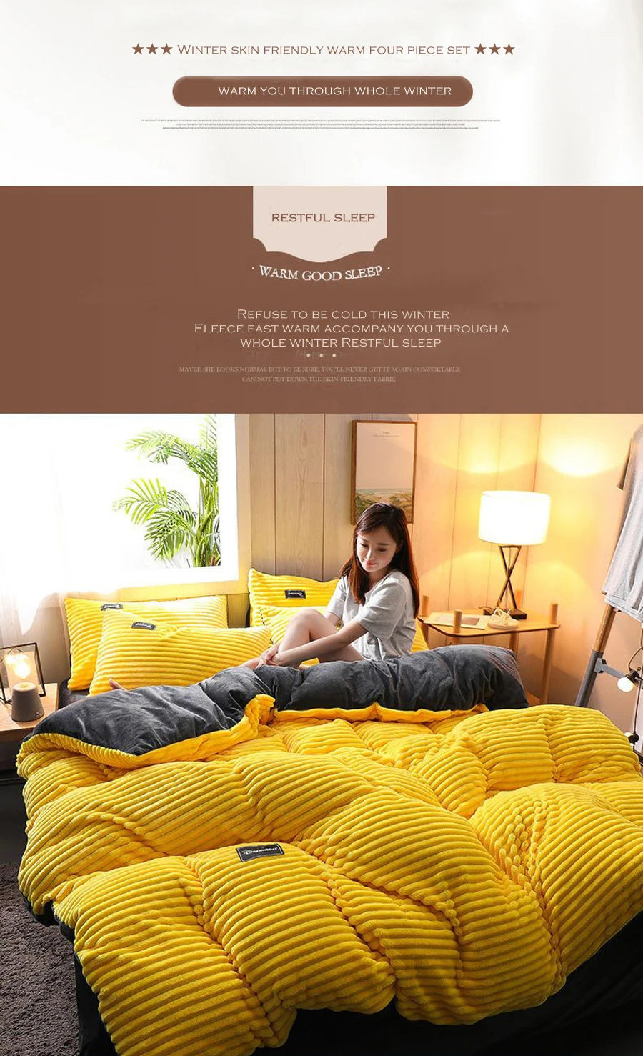 Soft Warm Plush Duvet Cover Winter 220x240 Velvet Fleece Couple Quilt Cover Double Bed Luxury Bedding Set Queen King Size