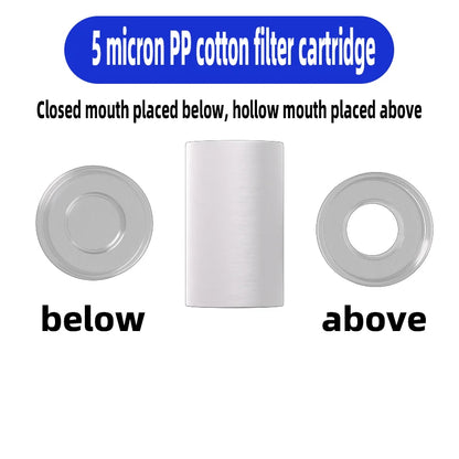 Purifier Output Universal Shower Filter PP Cotton Shower Strainer Faucet Water Heater Purification Kitchen Bathroom Fittings