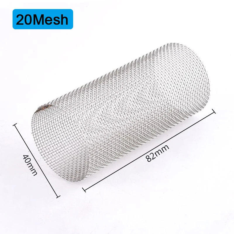 1~5PCS 10/20/30/40/60/80/100/200 Mesh Stainless Steel Filter For Purifying Impurities Garden Irrigation Filter Accessories