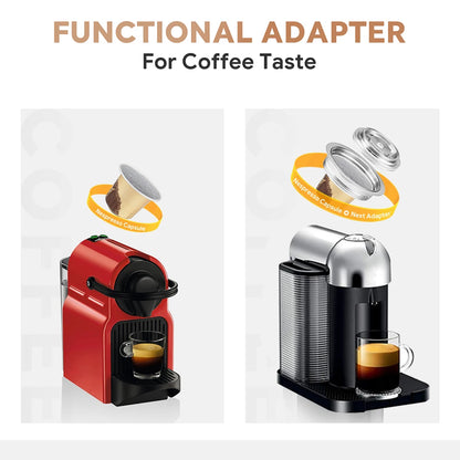 Coffee capsule adapter for Vertuo Next/Vertuo pop/Vertuoline GCA1 coffee machine to be used with original capsules iCafilas