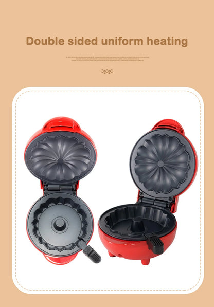 DMWD Electric Cake Maker Mini Waffles Bowl Breakfast Machine Non-Stick Cupcake Muffin Oven Pumpkin Pie Molds Egg Cake 110V/220V