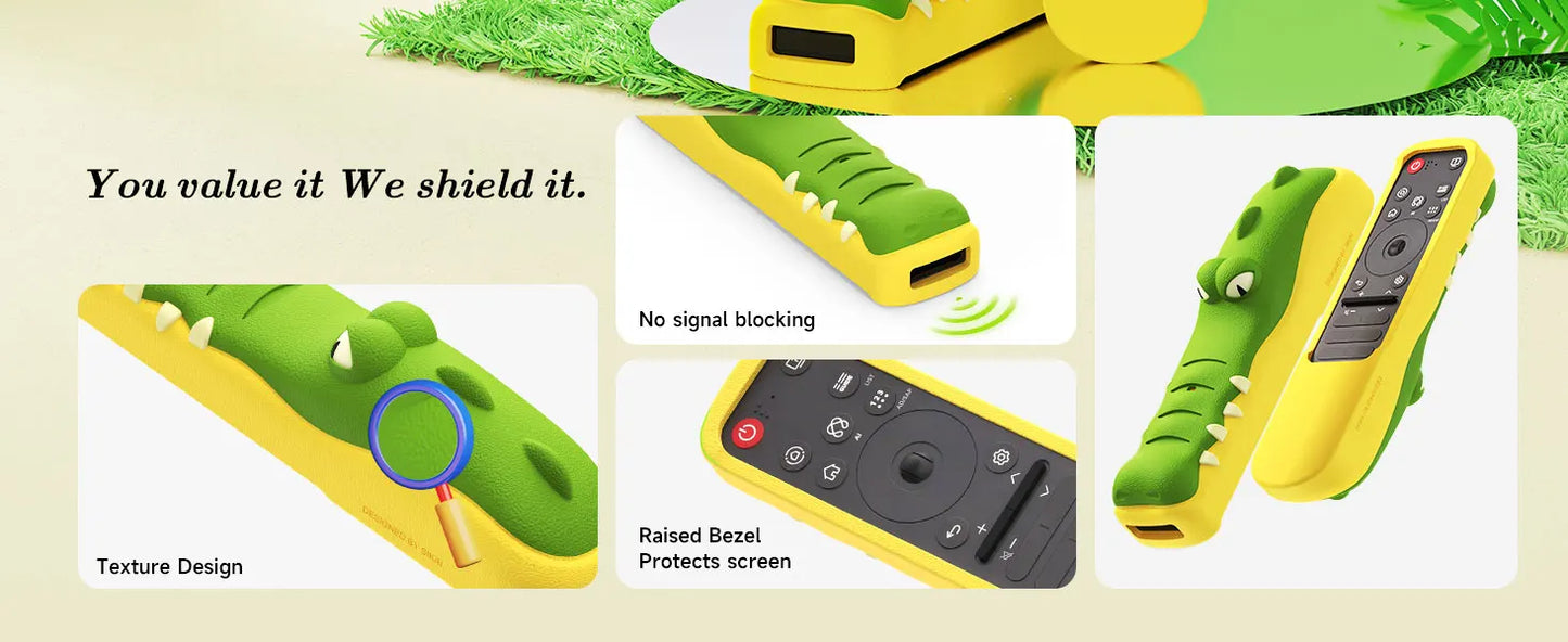 SIKAI Silicone Case for LG MR25GA /MR21GA Magic Remote Compatible with 2025 LG OLED Smart TV AI-C5/B5/G5/M5 Series Remote