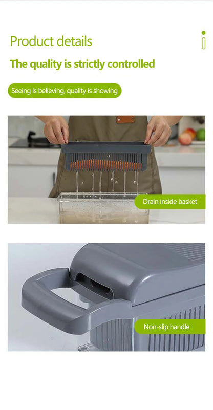 Multifunctional Vegetable Chopper Handle Food Grate Food Chopper Vegetable Slicer Dicer Cut Kitchen Items cocina
