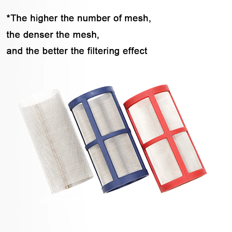 1~5PCS 10/20/30/40/60/80/100/200 Mesh Stainless Steel Filter For Purifying Impurities Garden Irrigation Filter Accessories