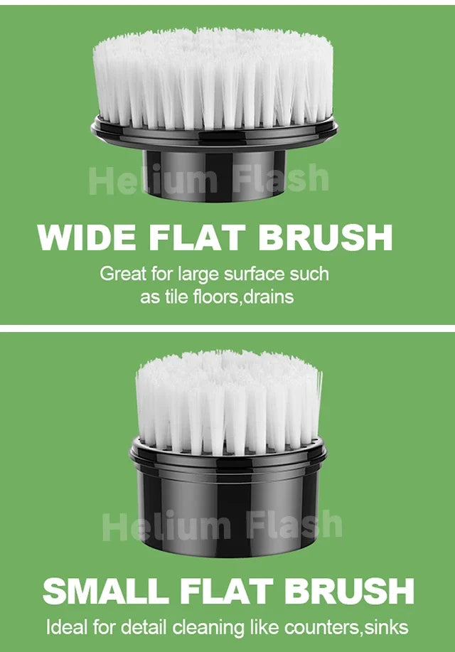 Multipurpose Cleaning Brush  Kitchen Gadgets Hair Brushes Bathroom Broom Toilet Mops Electric Household Cordless Spin Scrubber
