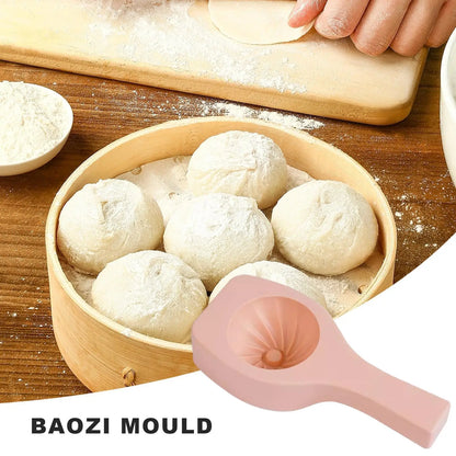 Chinese Baozi Molds Handmade Pastry Bun Making Mould Handheld Chinese Style Baozi Maker Steamed Stuffed Bun Tool