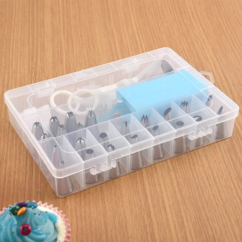 Pastry Socket Cake Nozzles for Confectionery Professional Set Icing Cream Piping Tips Cookies Cupcake Cake Decorating Tool