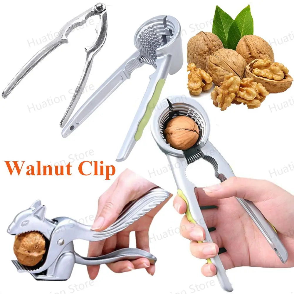 Walnut Clip Funnel Shaped Double Mouth Nut Clip Nutcracker Sheller Clip Clamp Plier Walnut Forceps Opening Tool Kitchen Tools