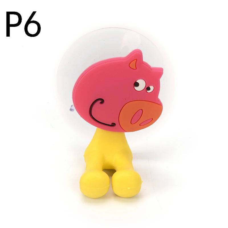 Suction Cup Toothbrush Holder Bathroom Accessories Set Tool Wall Suction Holder Animal Cute Cartoon Animals