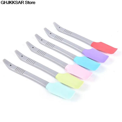 1PC Silicone Spatula Butter Cake Cream Scraper Blade Batter Brush Baking Tools Small Silica Gel Scraper Kitchen Baking Gadgets