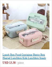 Portable Large Capacity Lunch Box With Heating Stainless Steel Food Container Lunchbox Thermos For Kids Storage Box Bento Box