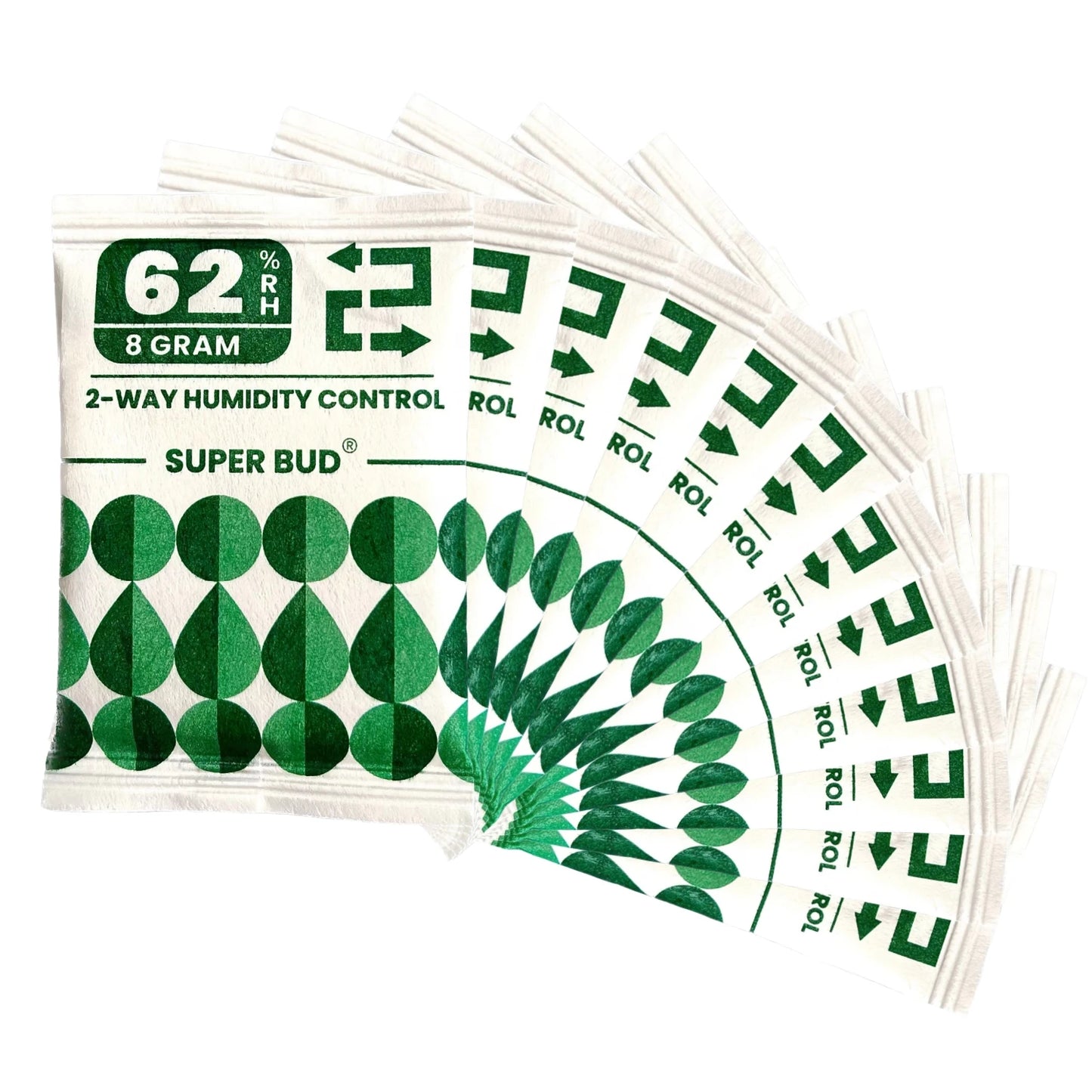 1/8 Ounce~1 Pound Lock & Seal Storage & Curing Bags 58%-62% RH Terp Cultivation Pouches Heat Sealable Child Resistant