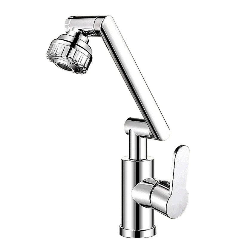 Basin Faucet Hot and Cold Wash Basin Household Bathroom Multi-function Booster Universal Rotating Faucet Kitchen Universal