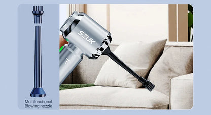 SZUK 18000PA Mini Car Vacuum Cleaner Wireless Handheld Cleaning Machine for Keyboard Powerful Portable Vacuum Cleaner for Car