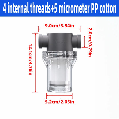 Purifier Output Universal Shower Filter PP Cotton Shower Strainer Faucet Water Heater Purification Kitchen Bathroom Fittings