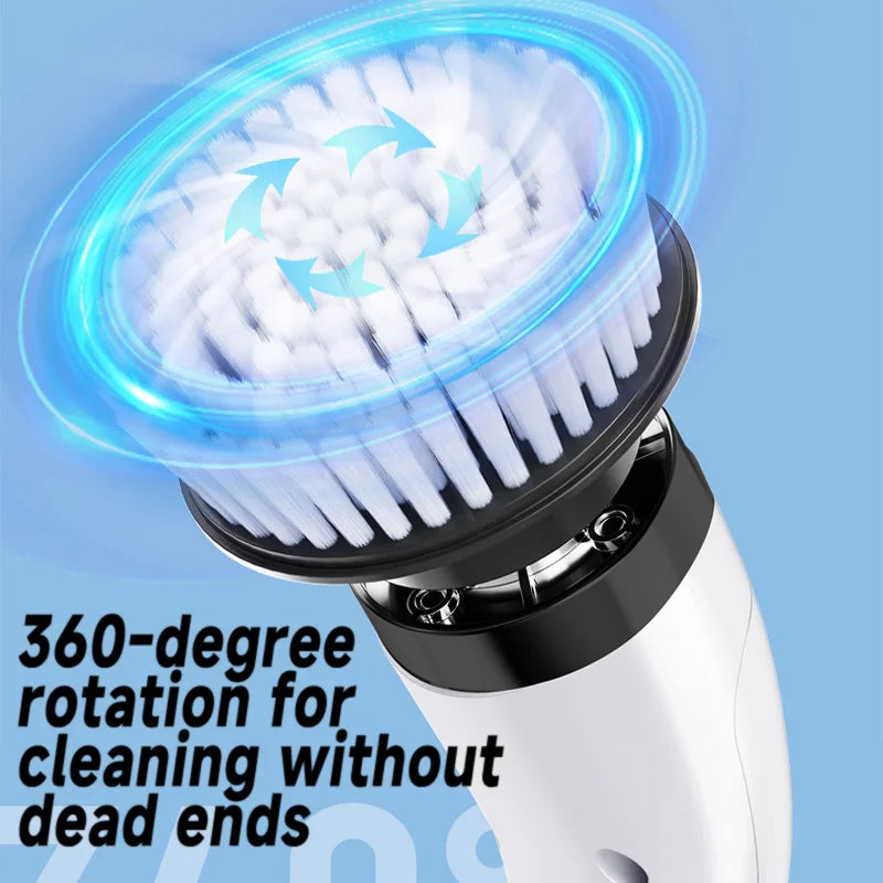 Multipurpose Cleaning Brush  Kitchen Gadgets Hair Brushes Bathroom Broom Toilet Mops Electric Household Cordless Spin Scrubber