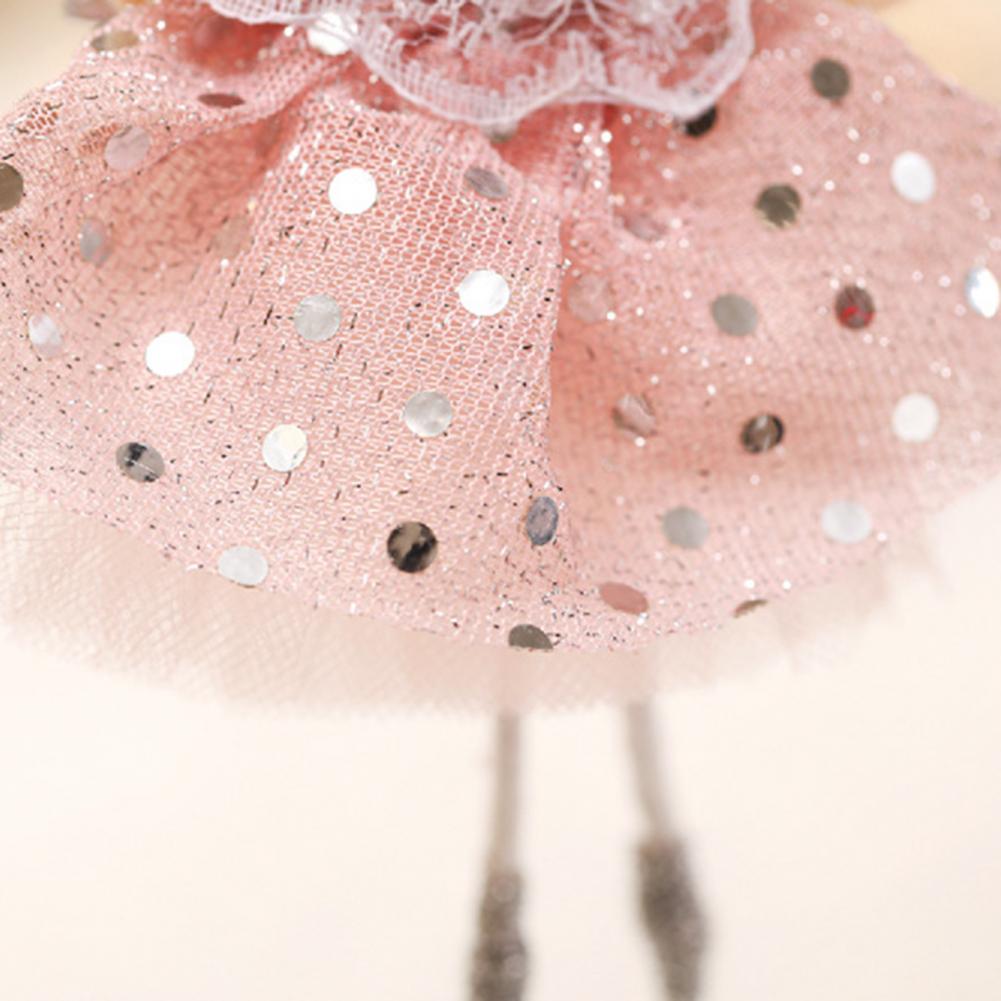 Lovely Angel Doll Attractive Hanging Pendant Colorful Vivid Christmas Doll Xmas Tree Ornament