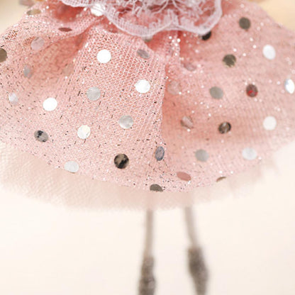 Lovely Angel Doll Attractive Hanging Pendant Colorful Vivid Christmas Doll Xmas Tree Ornament