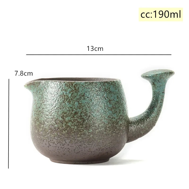 Chinese Ceramic Fair Cup Cha Hai Boutique pottery Master Teacup Handmade Tea set Accessories Household Teaware Drinkware