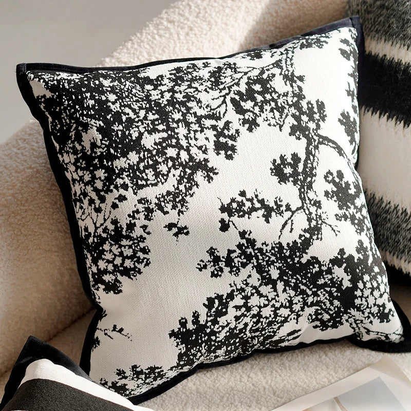 Junwell Modern Polyester Textured Fabric Dec.pillow Light luxury Nordic Fabric Cushion Cover For Living Room Sofa Pillow Cover