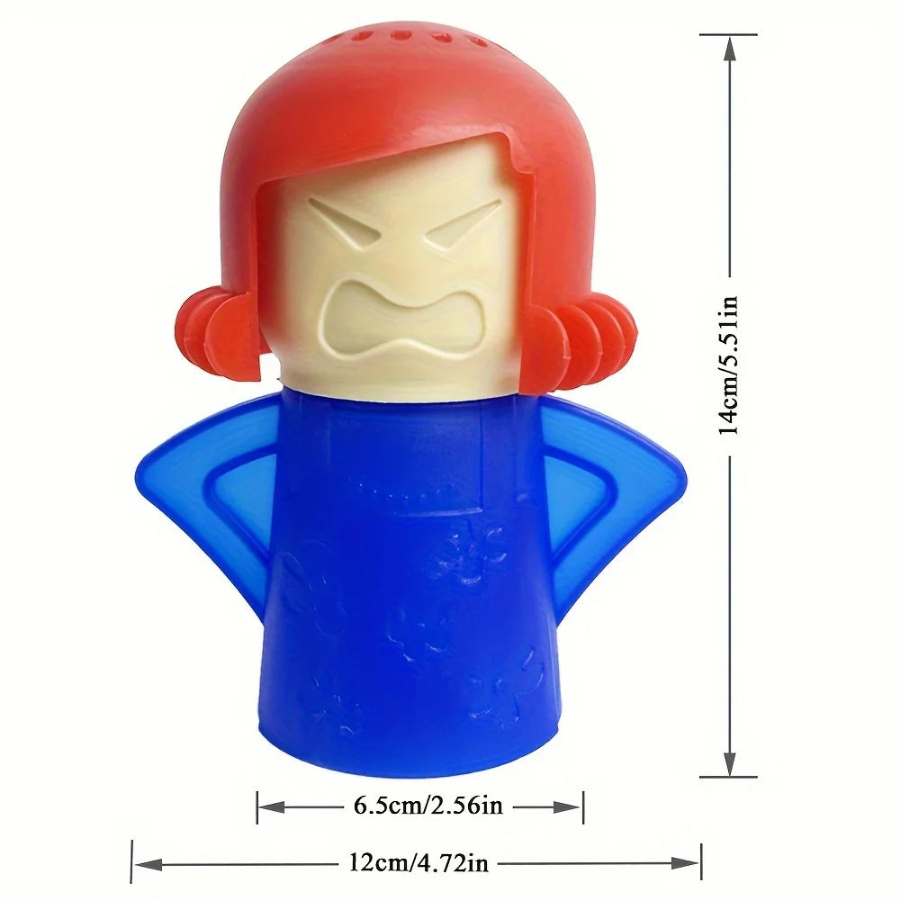 Angry Mama Oven Steam Microwave Cleaner Easily Remover Oil Dirt Fridge Deodorizer For Kitchen Cleaning Tool Useful Household