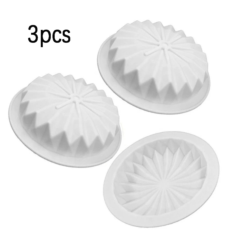 Silicone Cake Mold Lace Round Cake Pan Chocolate Biscuit Mold Reusable Handmade Candy Jelly Pudding Mold Kitchen Baking Tools