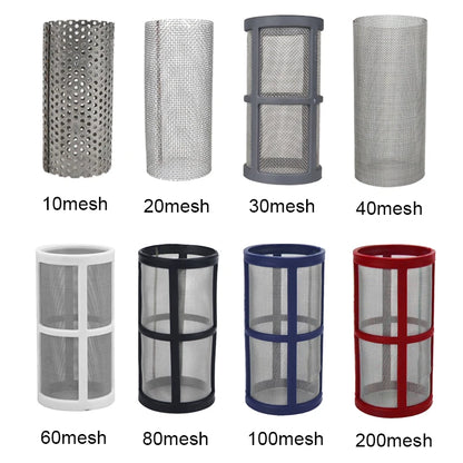 1~5PCS 10/20/30/40/60/80/100/200 Mesh Stainless Steel Filter For Purifying Impurities Garden Irrigation Filter Accessories