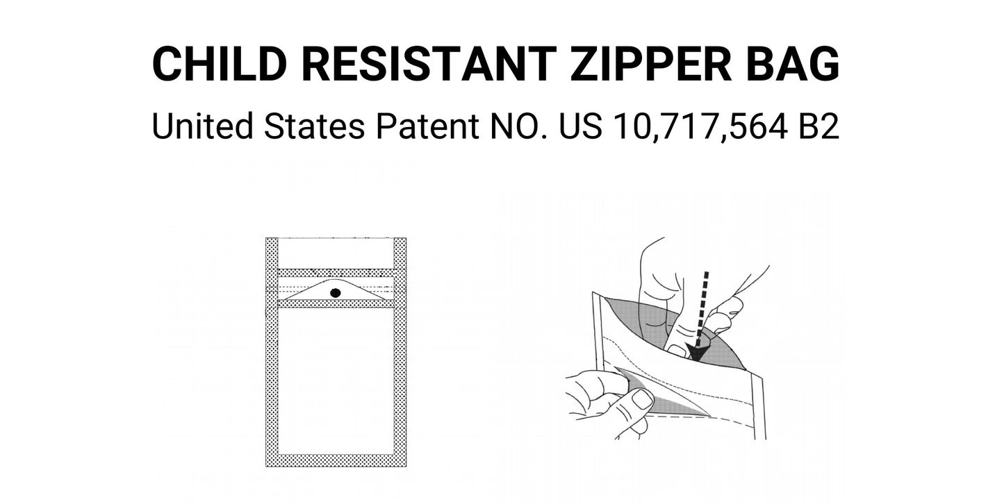 1/8 Ounce~1 Pound Lock & Seal Storage & Curing Bags 58%-62% RH Terp Cultivation Pouches Heat Sealable Child Resistant