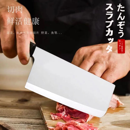 Japanese Chef's Knife Sushi Sashimi Knife Stainless Steel Kitchen Slicing Nakiri Knife 5Cr15 Blade Wood Handle Kitchen Tools