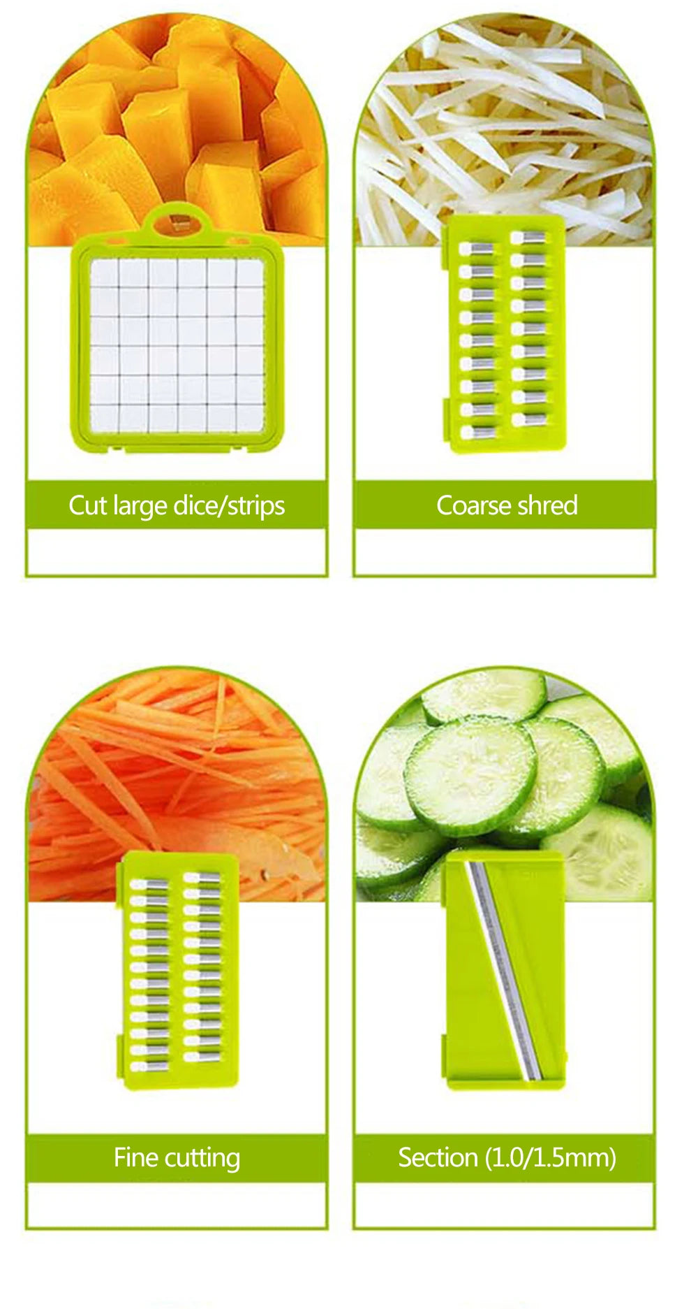 Multifunctional Vegetable Chopper Handle Food Grate Food Chopper Vegetable Slicer Dicer Cut Kitchen Items cocina